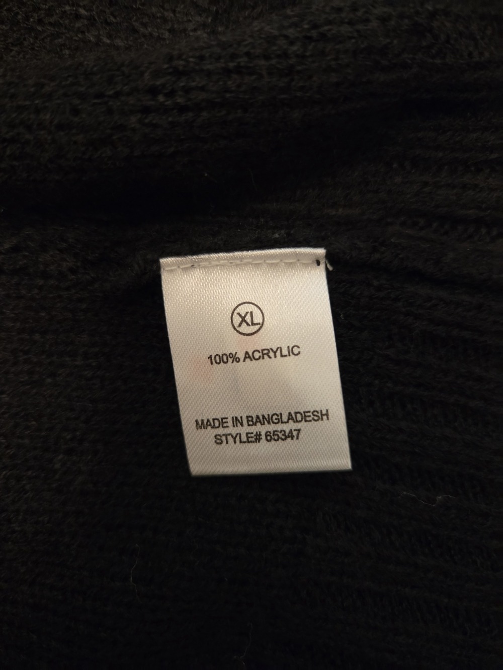 Fasion Nova Moments After Black Cardigan Size XL - Picture 4 of 4